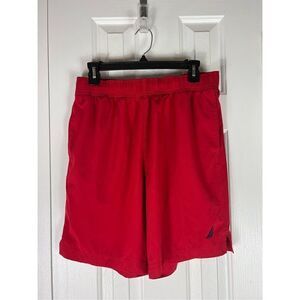 Nautica Mens Red Swim Shorts Size M